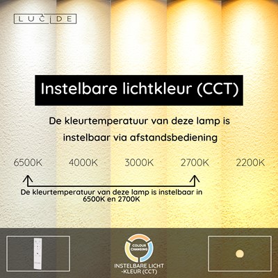 Lucide PINO - Oplaadbare Tafellamp Binnen/Buiten - Accu/Batterij - LED Dimb. - CCT - 1x1,5W 2700K/6500K - IP65 - RGB - Wit | Essential